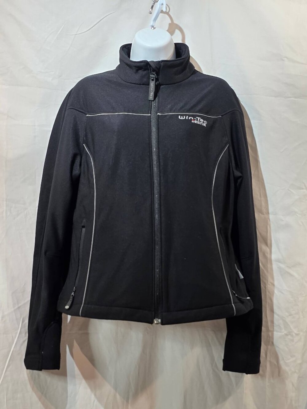 Win-Tec Technical Softshell Outdoor Jacket – Black Athletic Fit